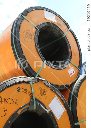 Rolled galvanized steel with polymer coating 19219439