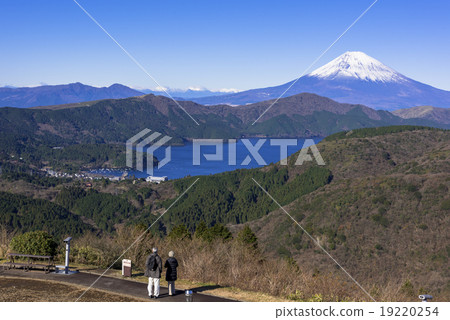箱根大觀山的富士山和蘆之湖 箱根大觀山的富士山和蘆之湖 19220254