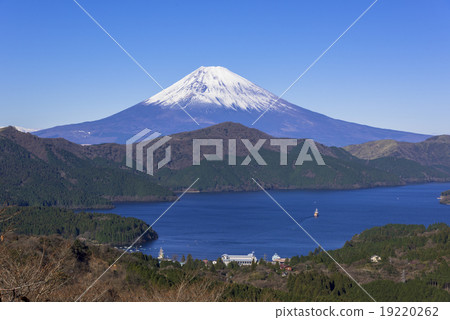 箱根大觀山的富士山和蘆之湖 箱根大觀山的富士山和蘆之湖 19220262