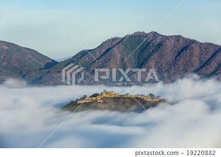 Takeda castle ruins of late autumn 19220882