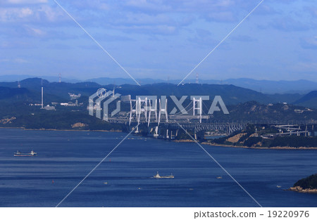 Bisan Seto wishing from Aonoyama, Seto Ohashi Bridge (from Yoshima to Shimotsui Seto Ohashi Bridge), Washuzan Highland 19220976