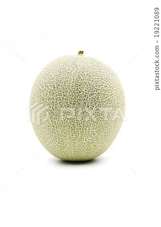 Green Melon isolated on white background Green Melon isolated on white background 19221089