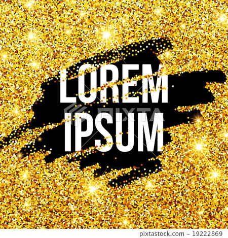Golden sparkles brushstroke background. Vector Golden sparkles brushstroke background. Vector 19222869