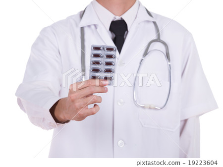 doctor with pills 19223604