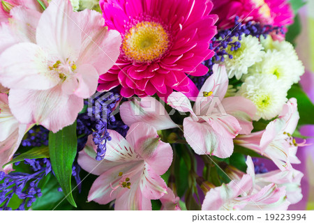 flower bouquet with a lot of different flowers flower bouquet with a lot of different flowers 19223994