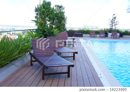 Rooftop pool in Cambodia apartment Rooftop pool in Cambodia apartment 19223995