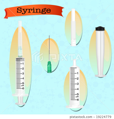Vector illustration of Medical Syringe Vector illustration of Medical Syringe 19224779