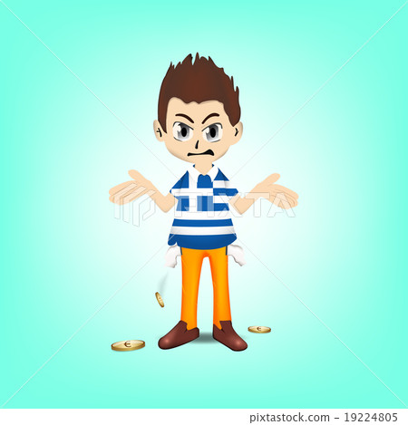 Greece man character have no money 19224805
