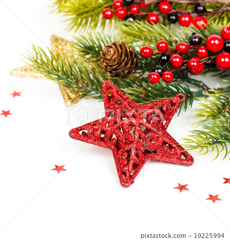 Bright christmas composition with stars Bright christmas composition with stars 19225994