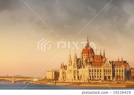 View of hungarian Parliament building, Budapest View of hungarian Parliament building, Budapest 19226429