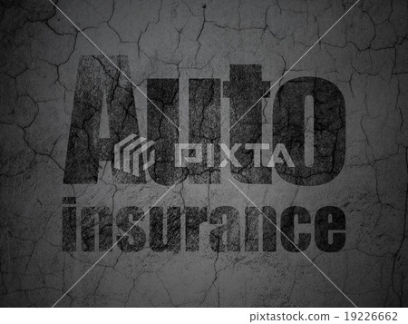 Insurance concept: Auto Insurance on grunge wall 19226662