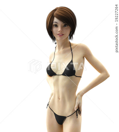 Beauty diet perming3DCG illustration material Beauty diet perming3DCG illustration material 19227264