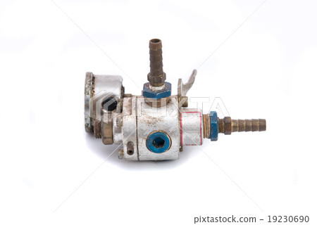 Close up of old engine part 19230690