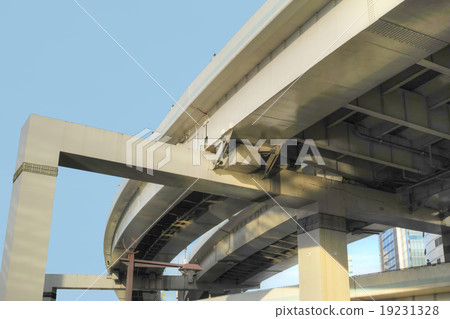 Underlying structure of high bridge of the capital city high speed Kanagawa 1 Nobuya line Underlying structure of high bridge of the capital city high speed Kanagawa 1 Nobuya line 19231328