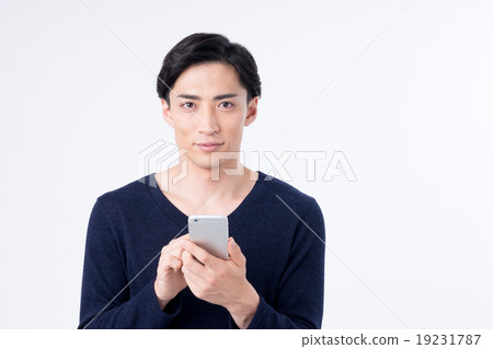 A young man (smartphone) 19231787
