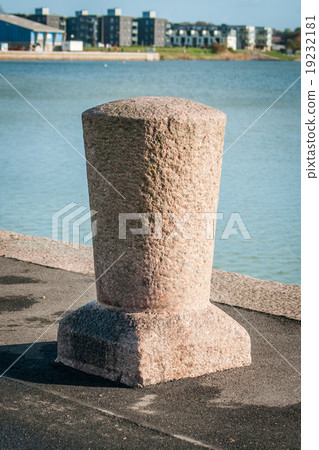 Dock post at the harbor Dock post at the harbor 19232181