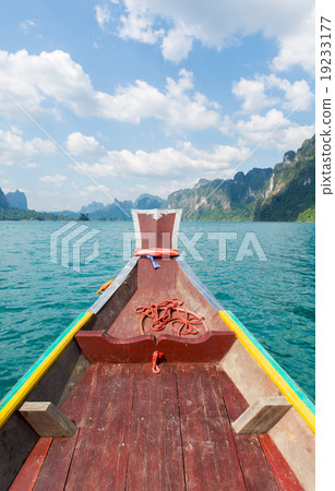 Bow of long-tailed boat. Bow of long-tailed boat. 19233177