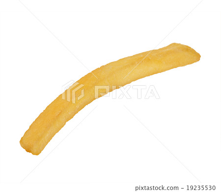 Potatoes fries isolated on white. Fast food. 19235530