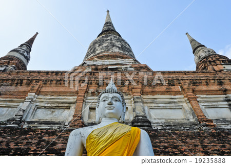 Pagoda and Buddha Statue , Thailand Pagoda and Buddha Statue , Thailand 19235888