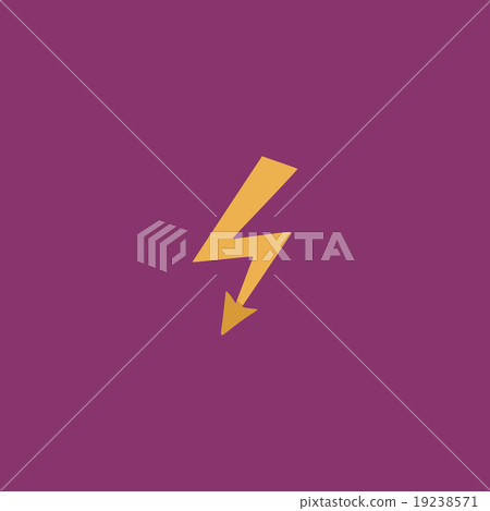 bolt flat icon 19238571