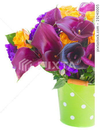 Calla lilly and eustoma flowers Calla lilly and eustoma flowers 19240005