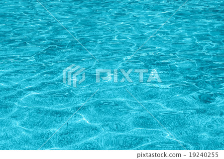 Blue ripple water surface with reflection Blue ripple water surface with reflection 19240255