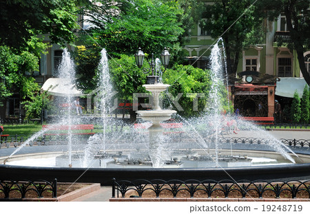 fountain in city park fountain in city park 19248719