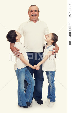 senior with children family portrait senior with children family portrait 19249708
