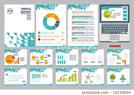 Annual report cover A4 sheet 19250684