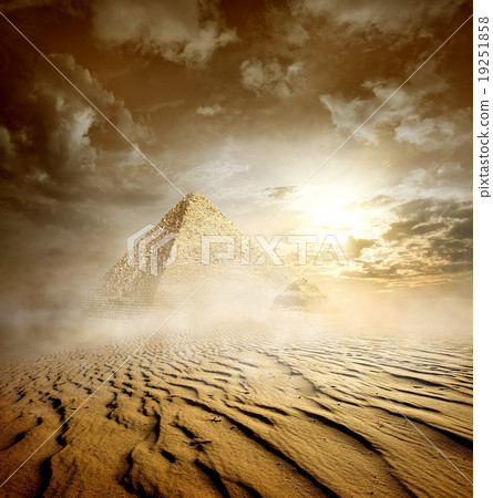 Storm clouds and pyramids Storm clouds and pyramids 19251858
