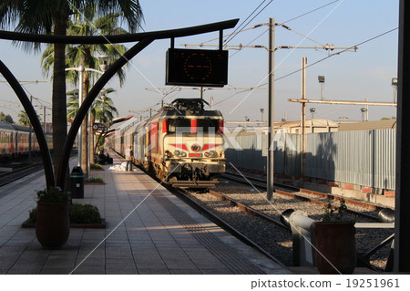 Morocco train at Marrakech train station Morocco 19251961