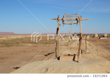 Desert underground waterway Sahara Desert Kasbah Road Morocco 19251964