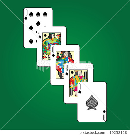 Single playing cards vector: Spades Single playing cards vector: Spades 19252128