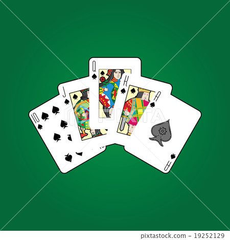 Single playing cards vector: Spades Single playing cards vector: Spades 19252129