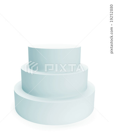 Pedestal Isolated on White Pedestal Isolated on White 19252880
