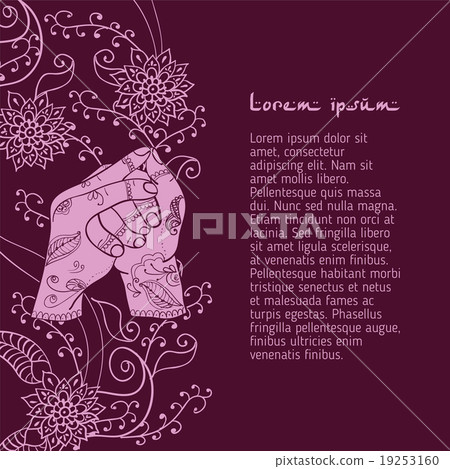 Element yoga Shankha mudra hands  19253160