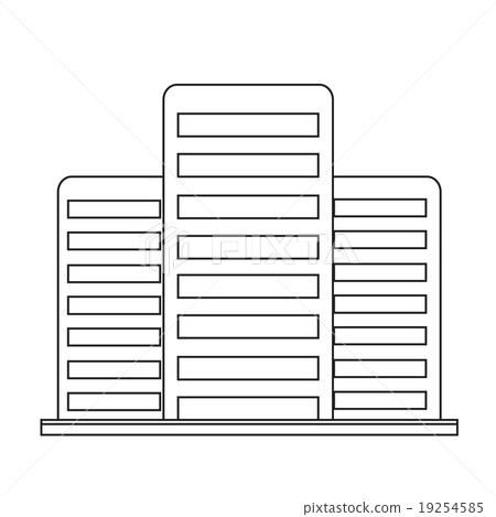 Office building icon Office building icon 19254585