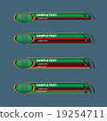 Lower third banner bar name 19254711