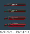 Lower third banner bar name 19254714