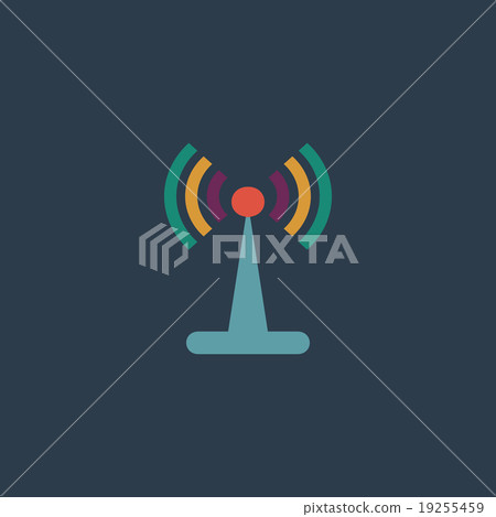 Wi-Fi flat icon 19255459