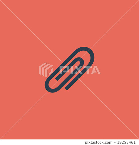 paper clip icon. 19255461