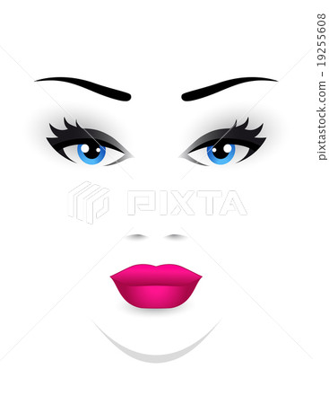 young woman face 19255608