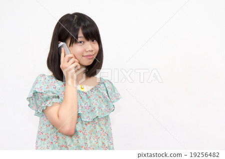 A woman with a smartphone A woman with a smartphone 19256482