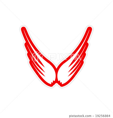 Sticker Eagle Wings Sticker Eagle Wings 19256864