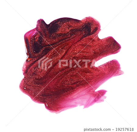 Nail Polish Splashes isolated on white 19257618
