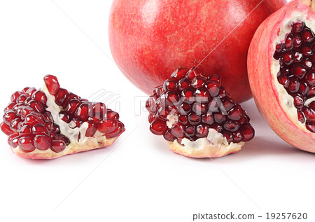 The fresh pomegranate as a background 19257620
