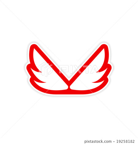 Sticker Eagle Wings logo 19258182