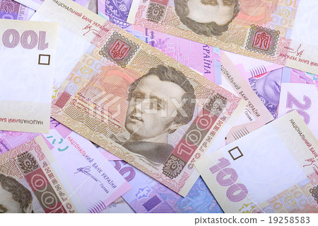 Ukrainian money background 19258583