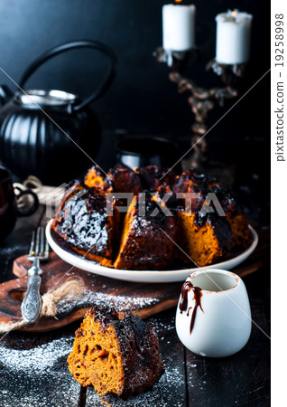 cake with jam and chocolate cake with jam and chocolate 19258998