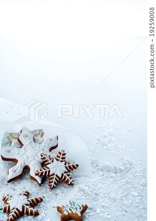 homemade delicious christmas gingerbread cookies  19259008